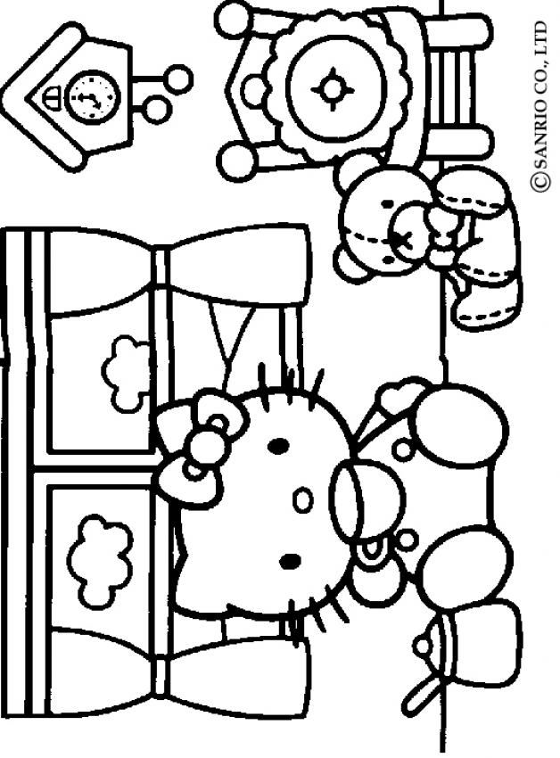 Hello Kitty Coloring Pages #159 | Hello Kitty Coloring Pages