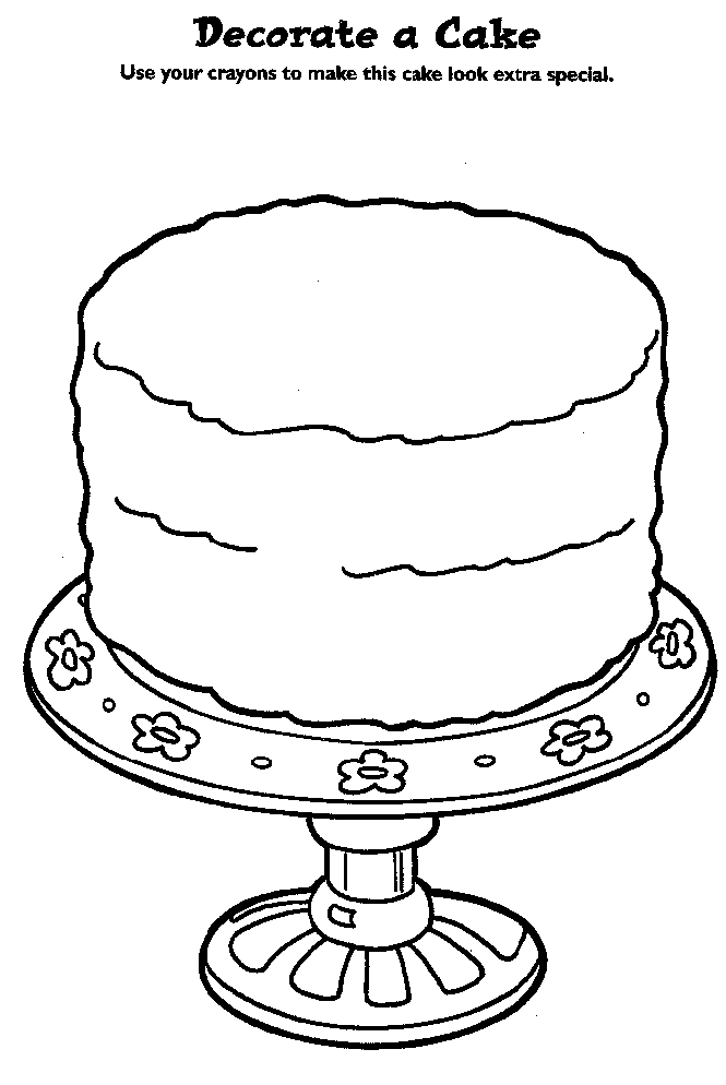 Happy Birthday Mom Cake Coloring Pages Images & Pictures - Becuo
