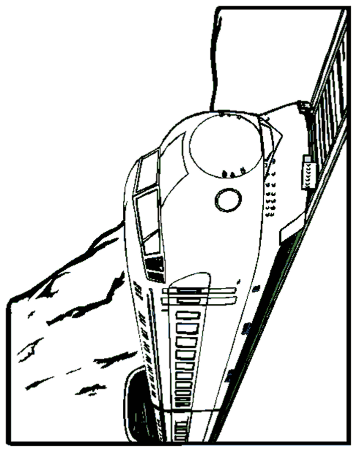 Train Coloring Pages to Print | Coloring Town