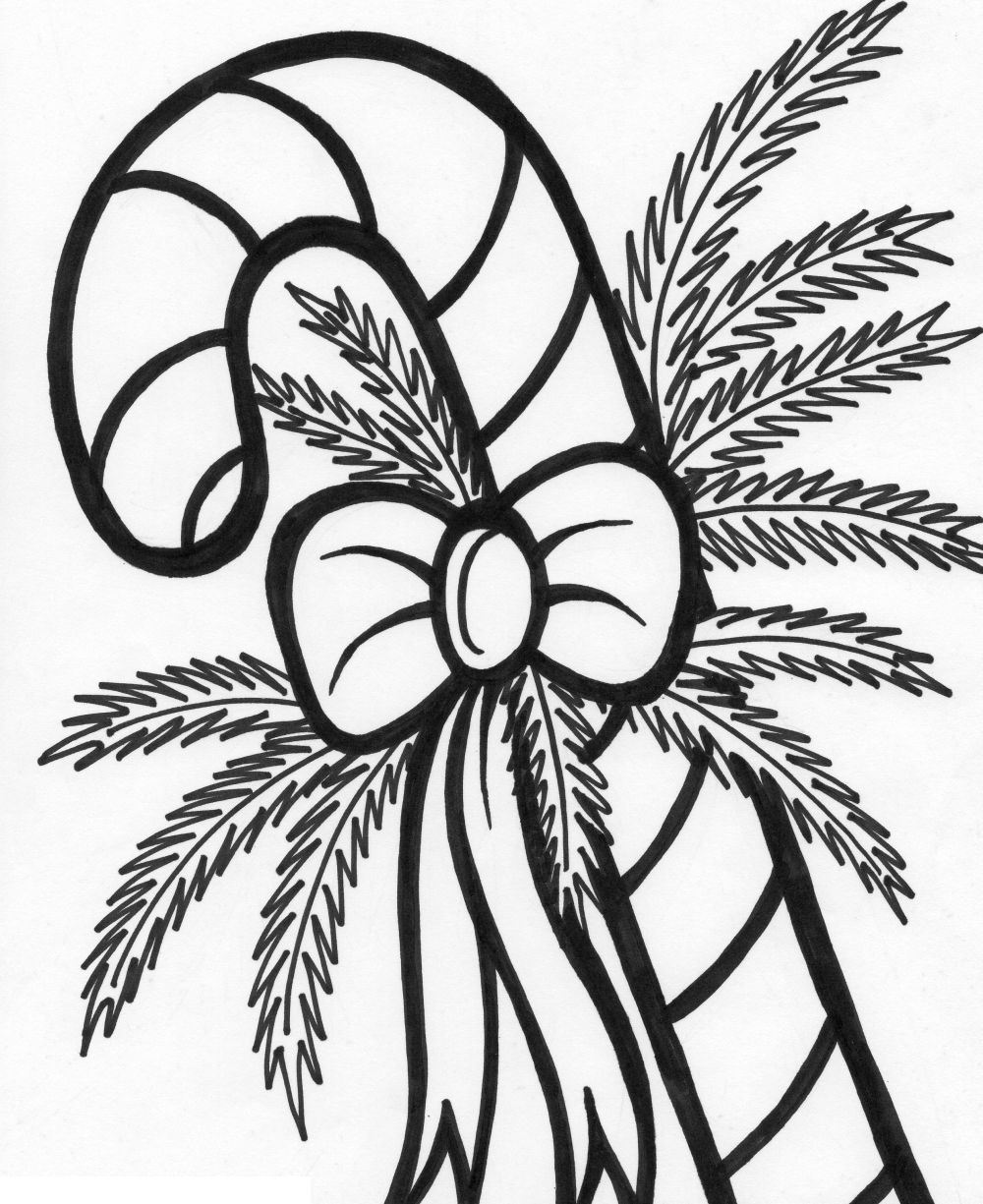 9 Pics of Color Christmas Candy Cane Coloring Pages - Candy Cane ...