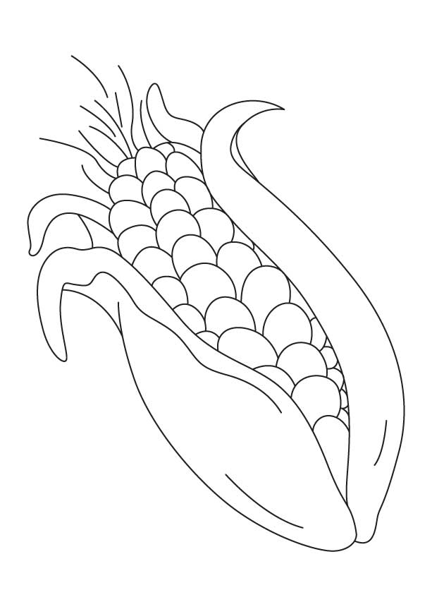 Very sweet corn coloring pages | Download Free Very sweet corn ...