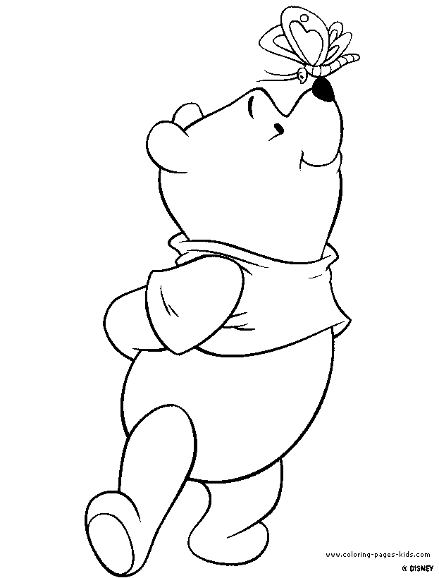 Winnie the Pooh coloring pages - Coloring pages for kids - disney