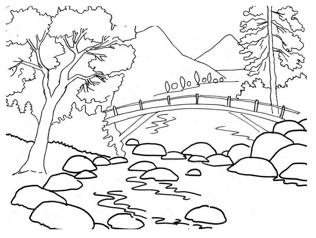 Free Printable Nature Coloring Pages For Kids - Best Coloring ...