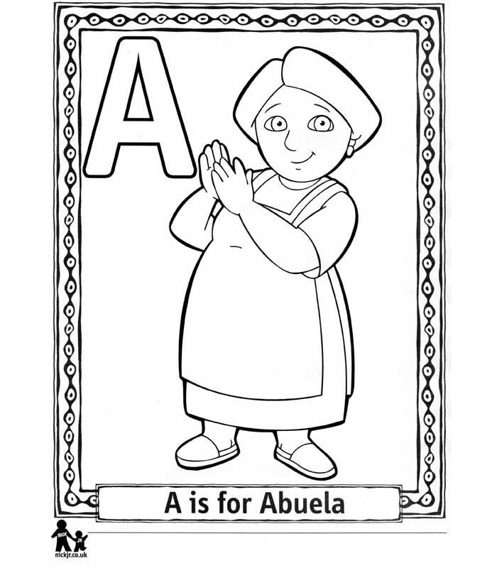 Kids-n-fun.com | 26 coloring pages of Doras Alphabet