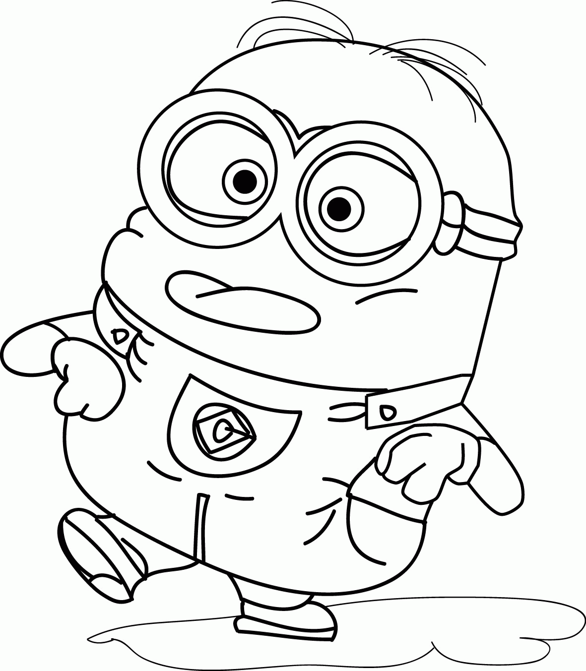 Minion Coloring Pages - Dr. Odd