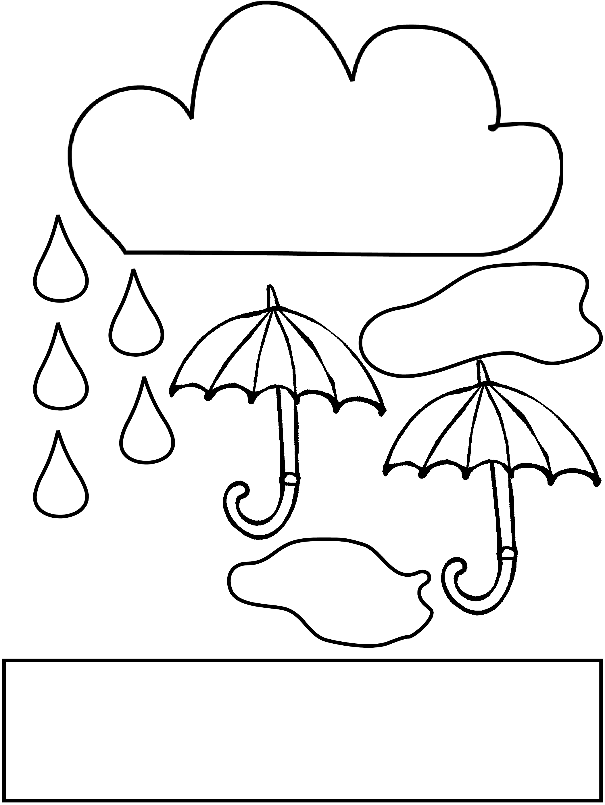 Rain Drop Coloring Page - ClipArt Best