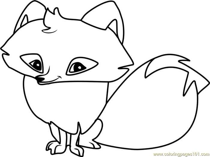 Printable Animal Jam Coloring Pages | Fox coloring page ...