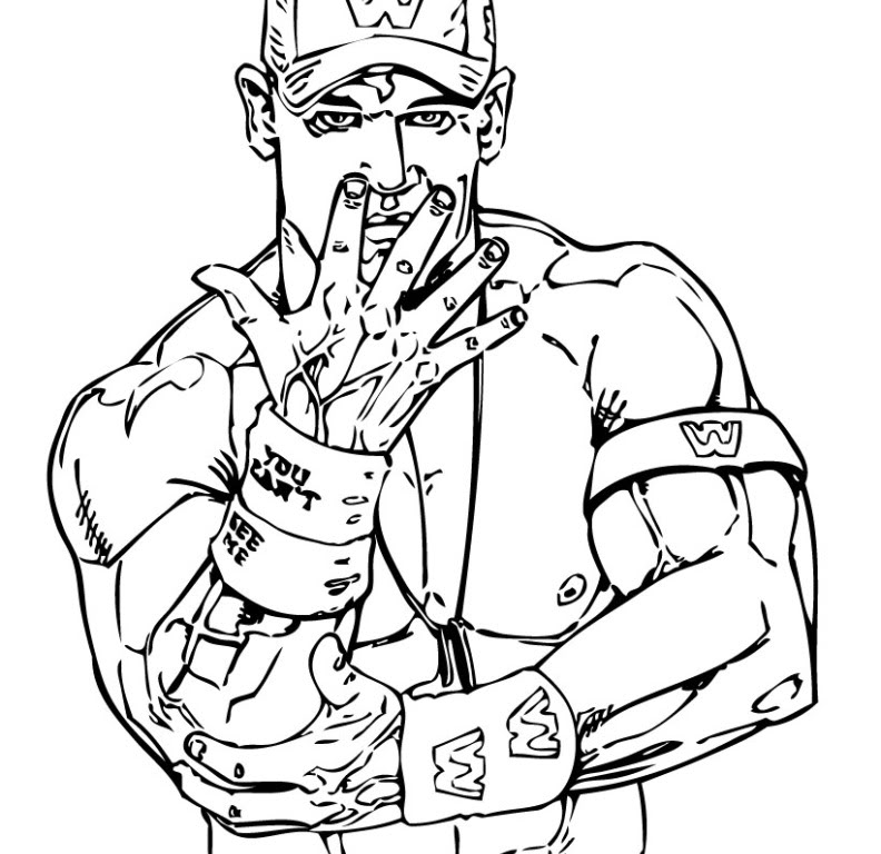wwe coloring pages - High Quality Coloring Pages