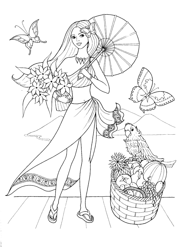 fashion coloring pages to print - High Quality Coloring Pages