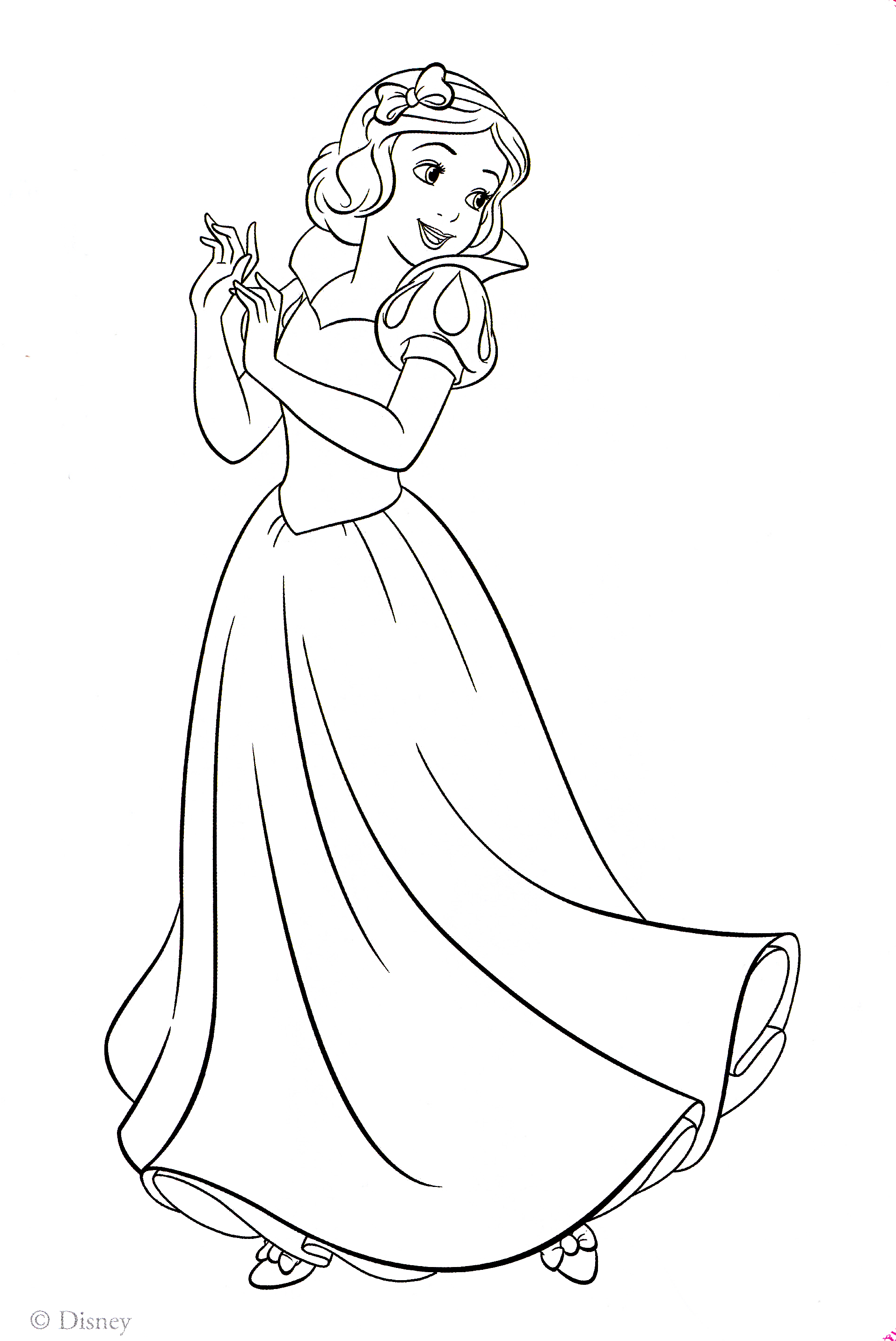 Disney Princess Coloring Pages Snow White - High Quality Coloring ...