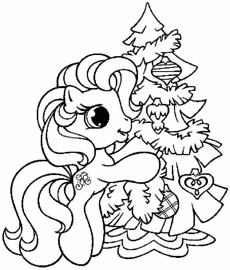 disney christmas tree coloring page | Only Coloring Pages