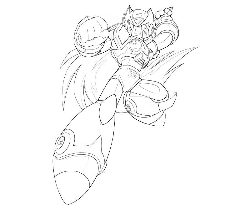 Megaman Coloring Pages - Coloring Page
