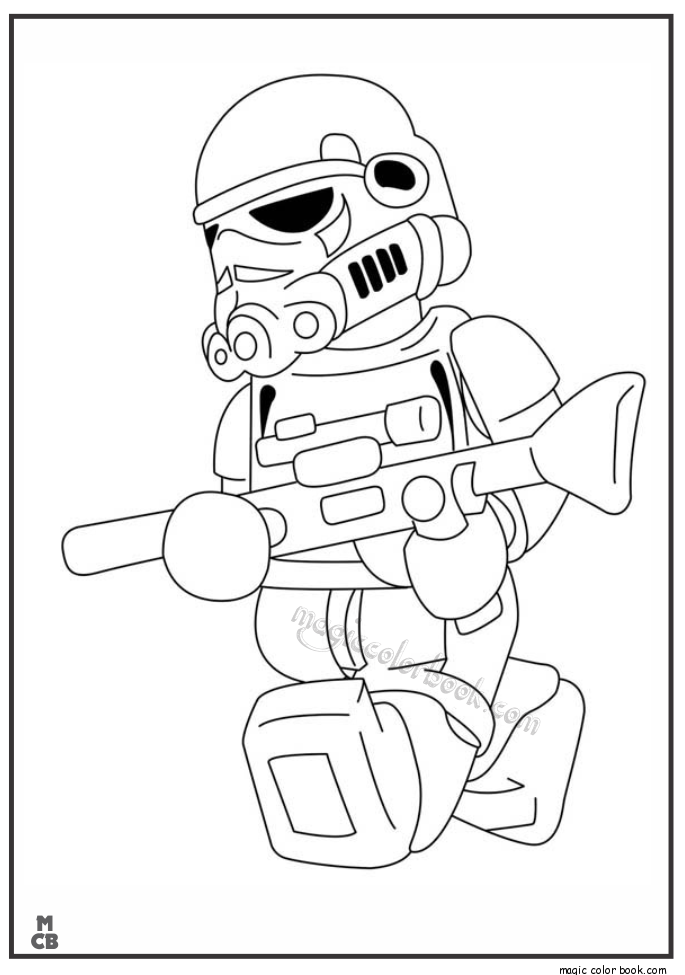 Lego Stormtroopers Coloring Pages