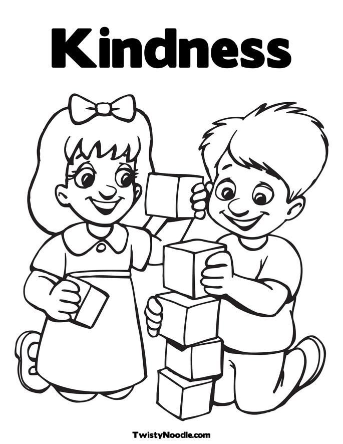 KINDNESS COLORING PAGES Â« Free Coloring Pages