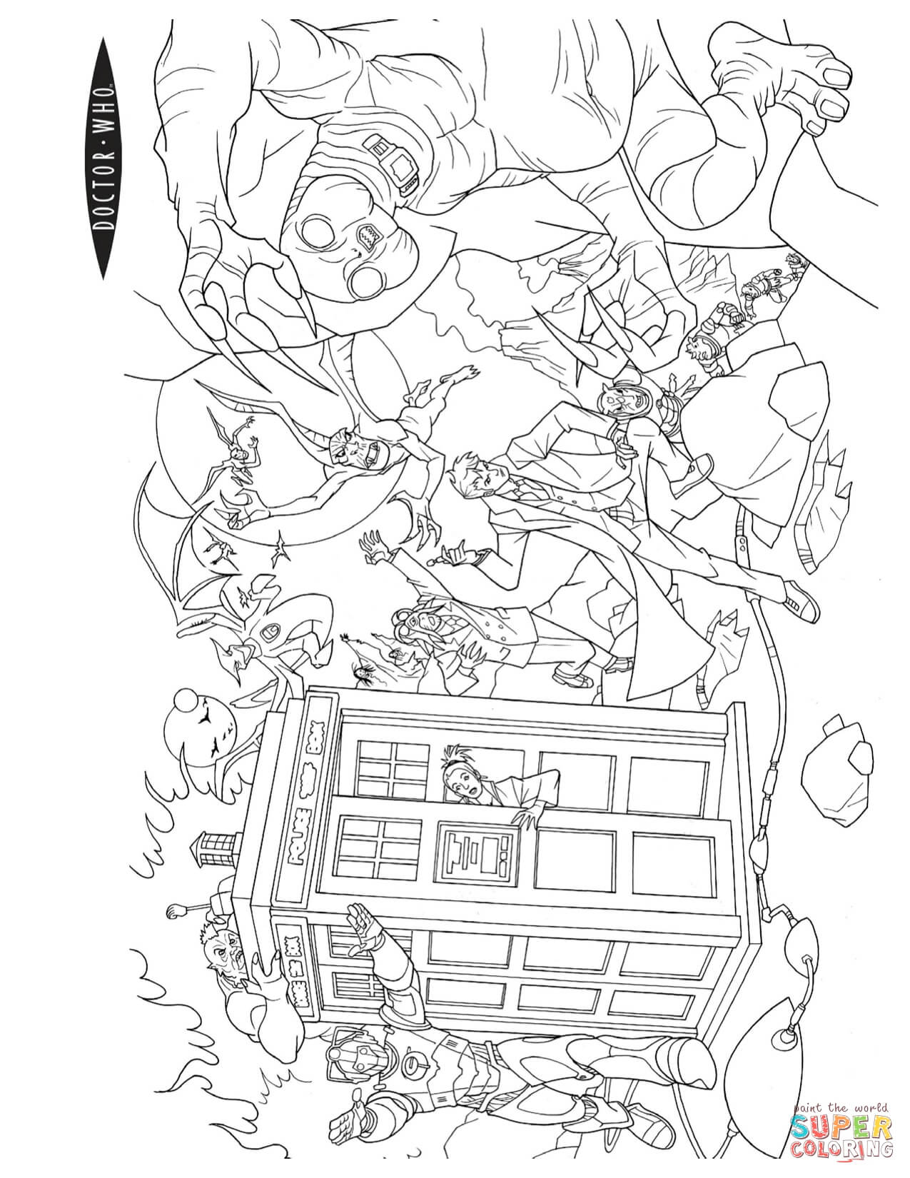 Doctor Who coloring pages | Free Coloring Pages