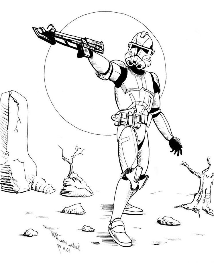 Print Star Wars Coloring Pages Stormtrooper or Download Star Wars ...