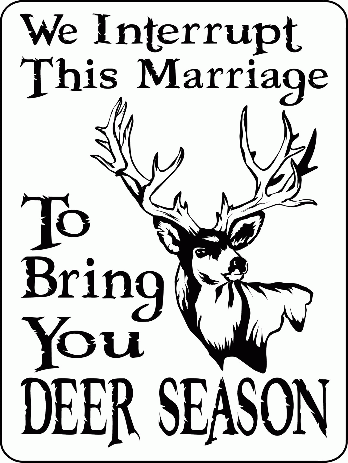 Deer Hunting - Coloring Pages for Kids and for Adults