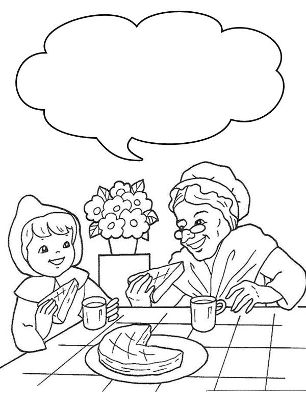 LITTLE RED RIDING HOOD COLORING Â« Free Coloring Pages