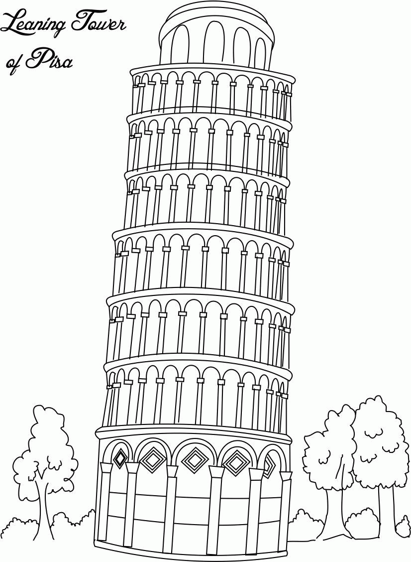 Printable Tower Of Babel Coloring Pages For Preschoolers Coloring ...