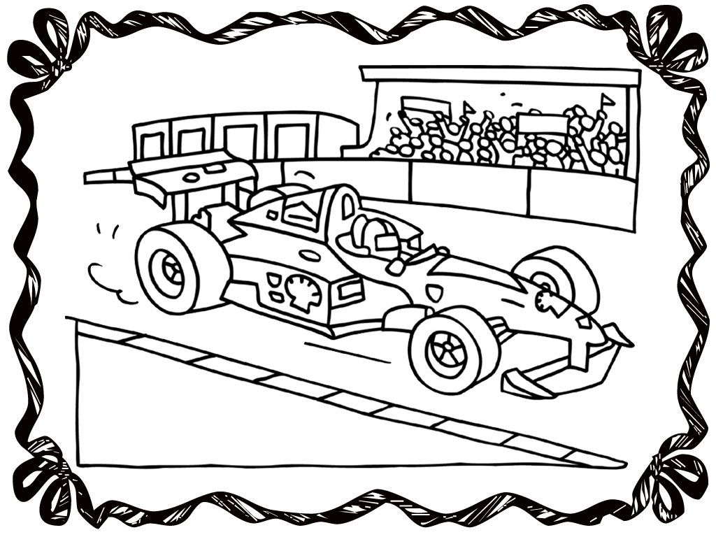 Race Cars Coloring Pages For Kids Drag Car Coloring Pages ...