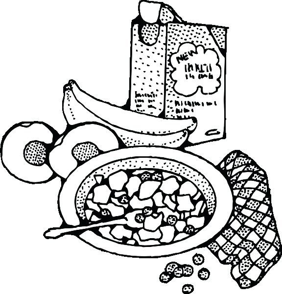 The best free Breakfast coloring page images. Download from 144 ...