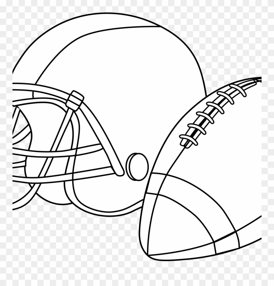 Football Helmet Coloring Pages Preschool Denver Broncos - Free ...