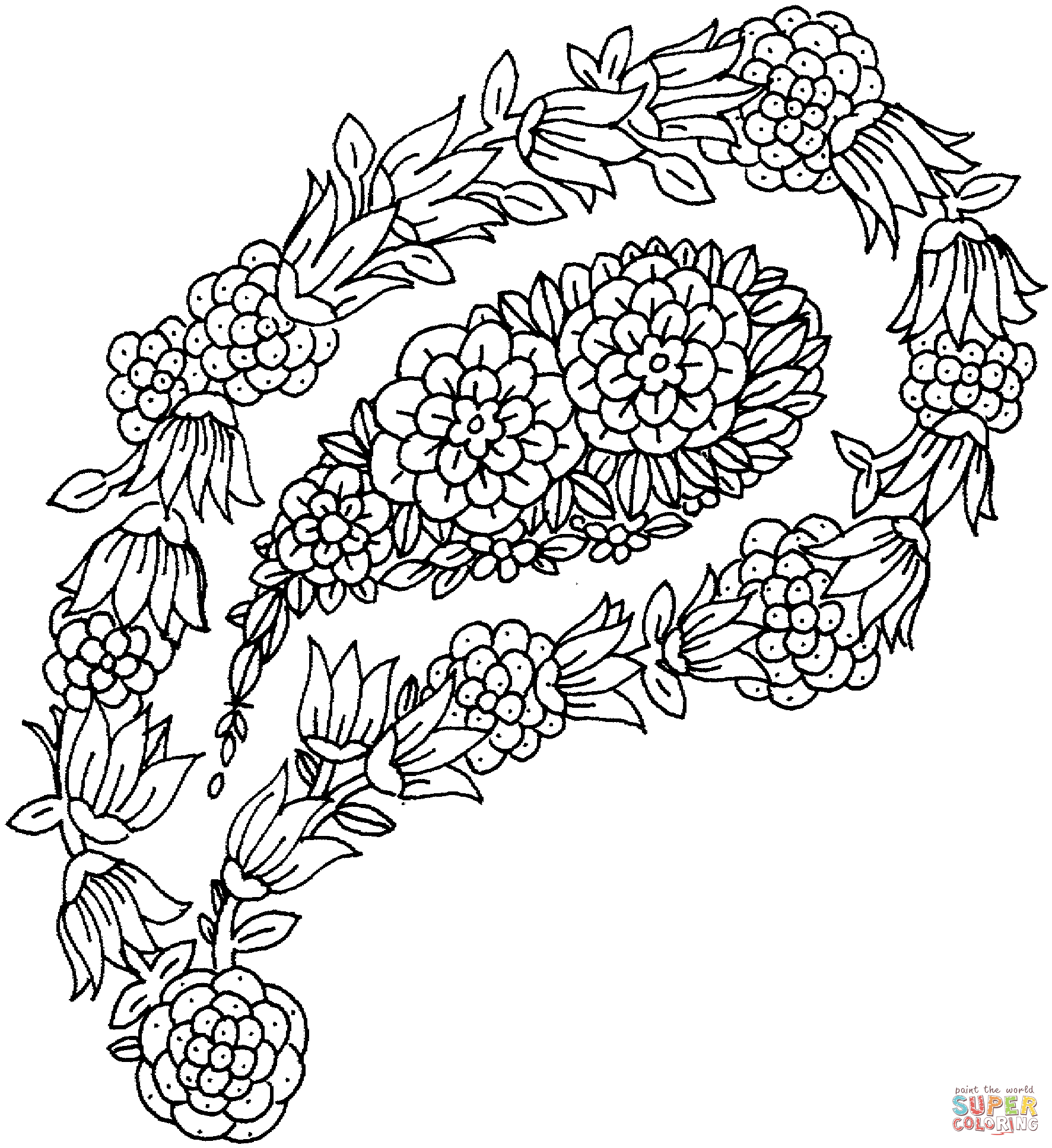 Paisley designs coloring pages | Free Coloring Pages