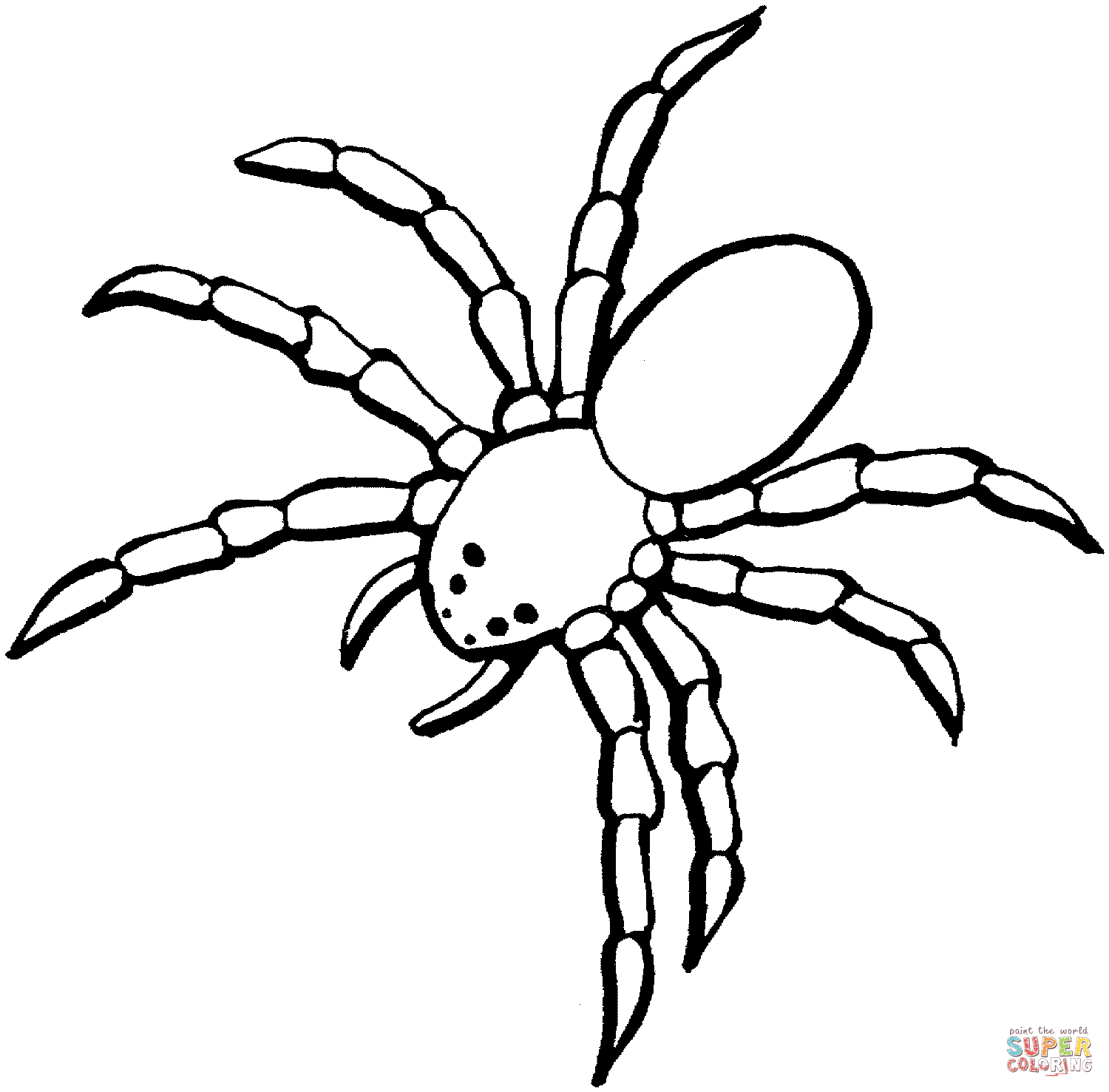 Spider coloring pages | Free Coloring Pages
