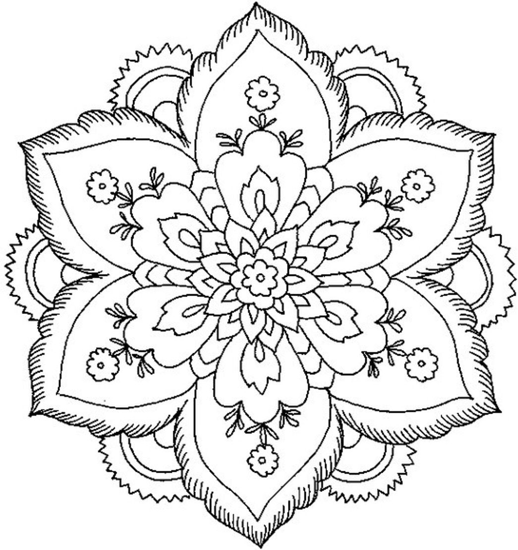 Button Mandala Coloring Page - Coloring Pages For All Ages