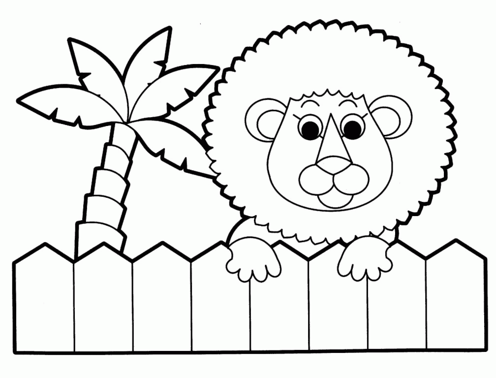 Animals coloring pages for babies 135 / Animals / Kids printables ...
