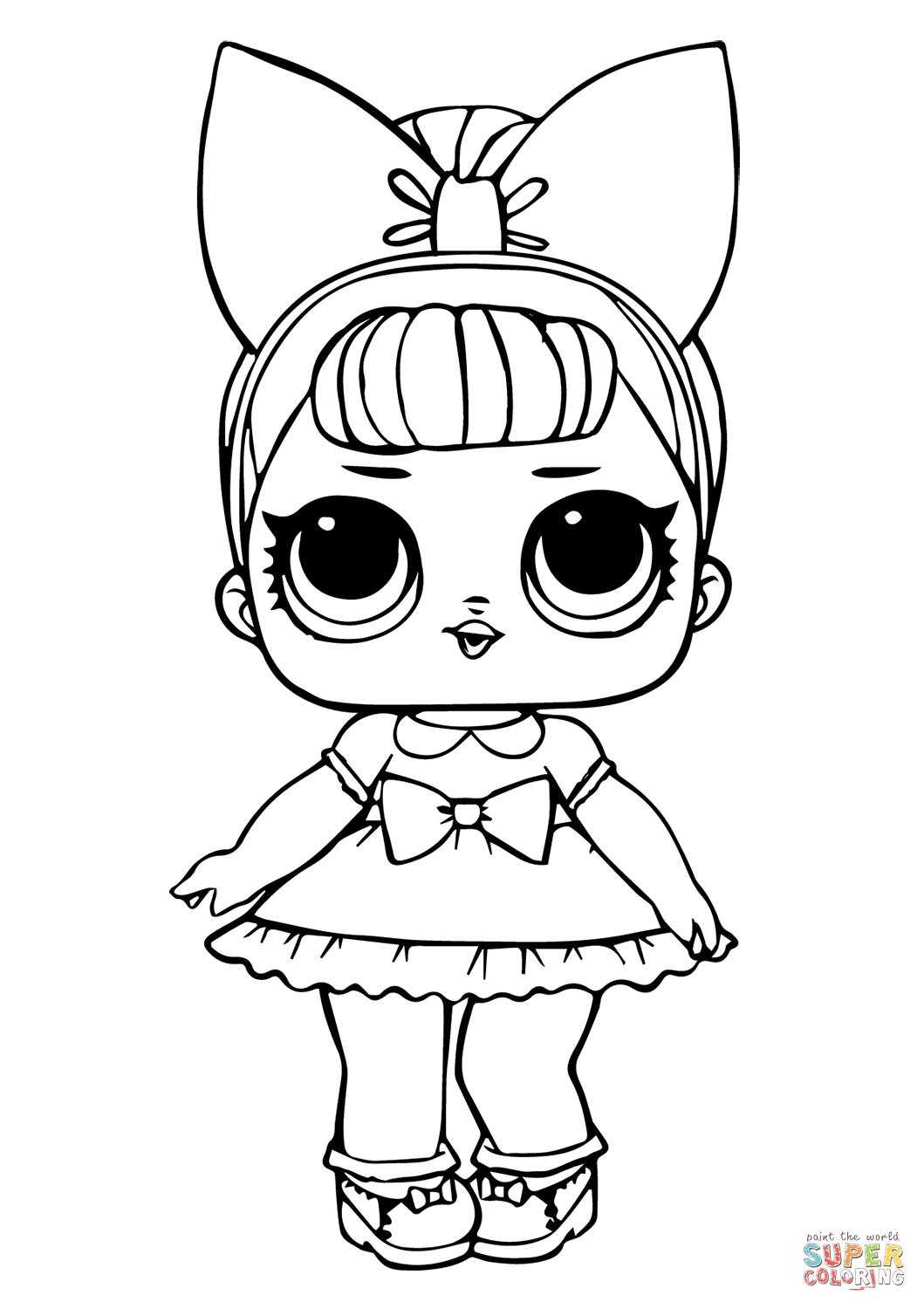 Coloring Pages : Lol Doll Fancylitter Coloring Page Surprise ...