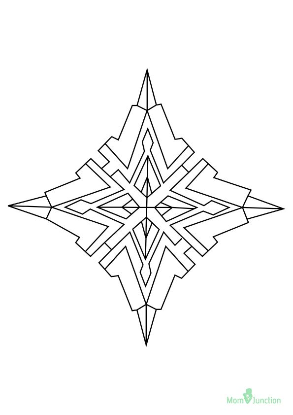 Diamond-Geometric-shape-16 | Shape coloring pages, Geometric ...