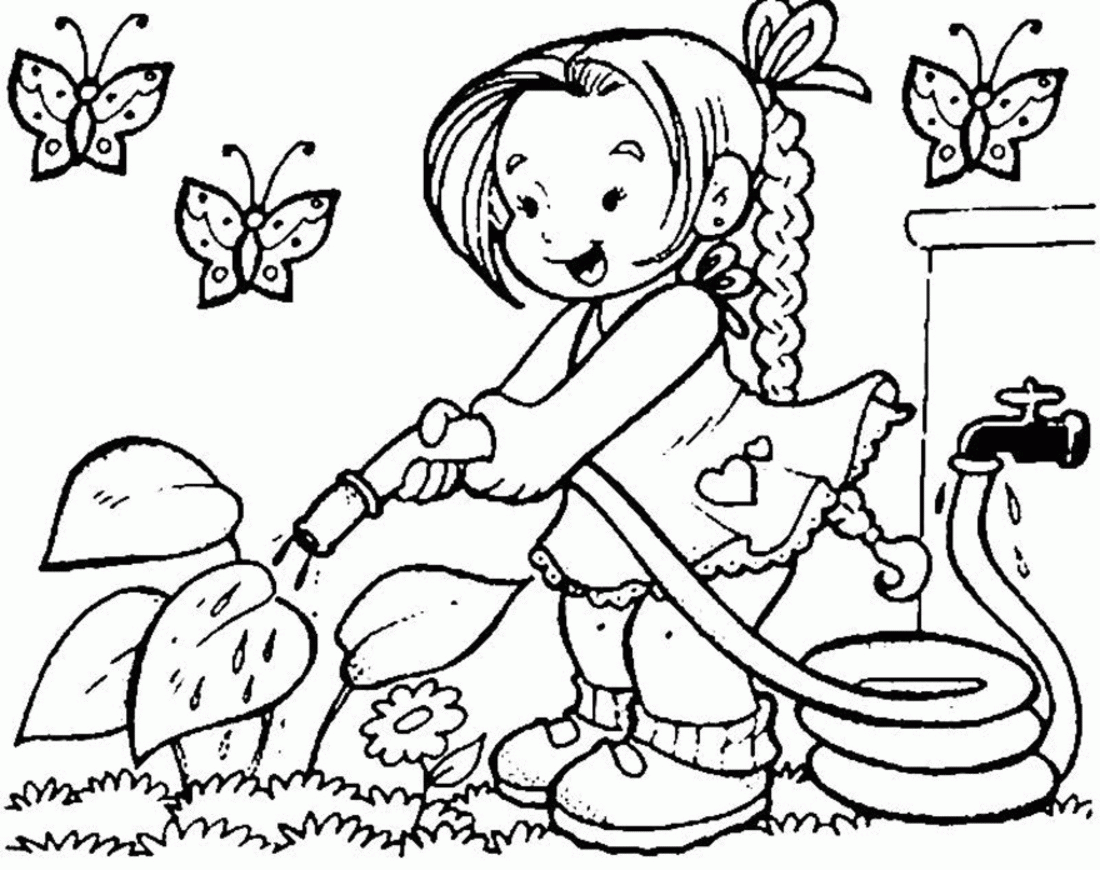 Free Spring Coloring Pages For Adults Free Spring Coloring Pages ...