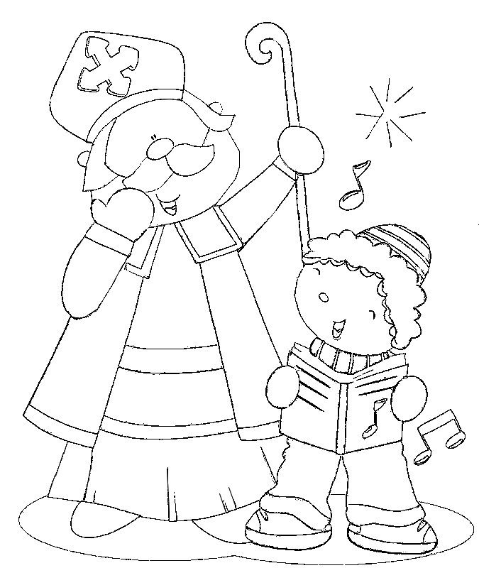 Coloring page Saint Nicholas Day 101