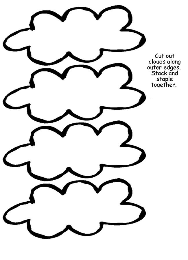 Easy Way to Color Printable Pictures Of Clouds - Toyolaenergy.com