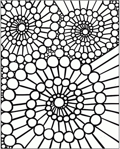 Mosaic Coloring Page - Coloring Pages for Kids and for Adults