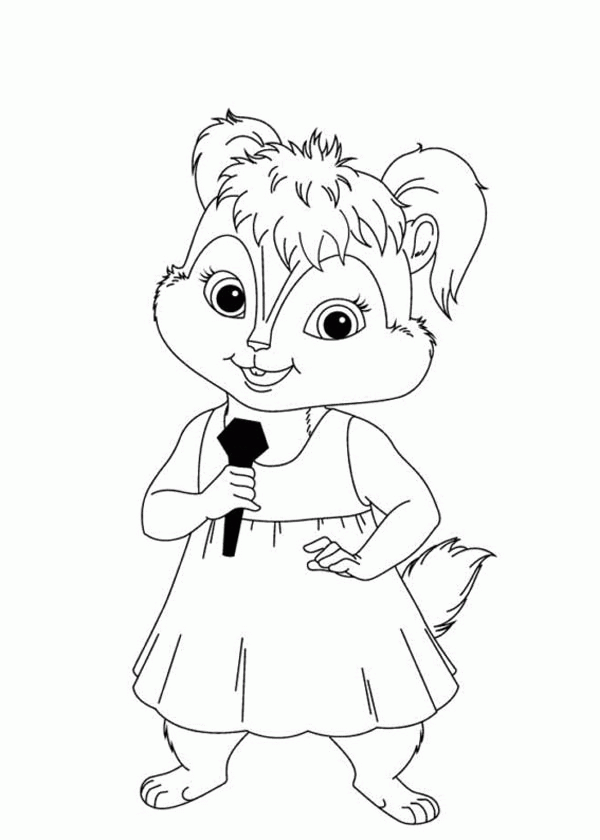 The Chipettes - Coloring Pages for Kids and for Adults