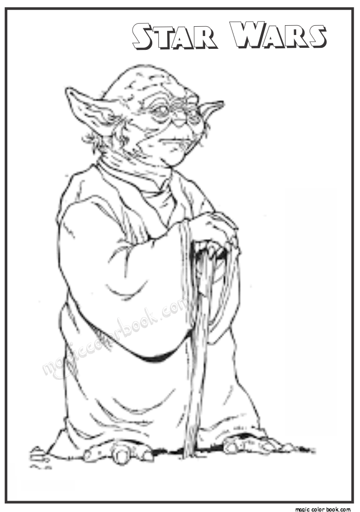 Star wars master yoda coloring pages 27