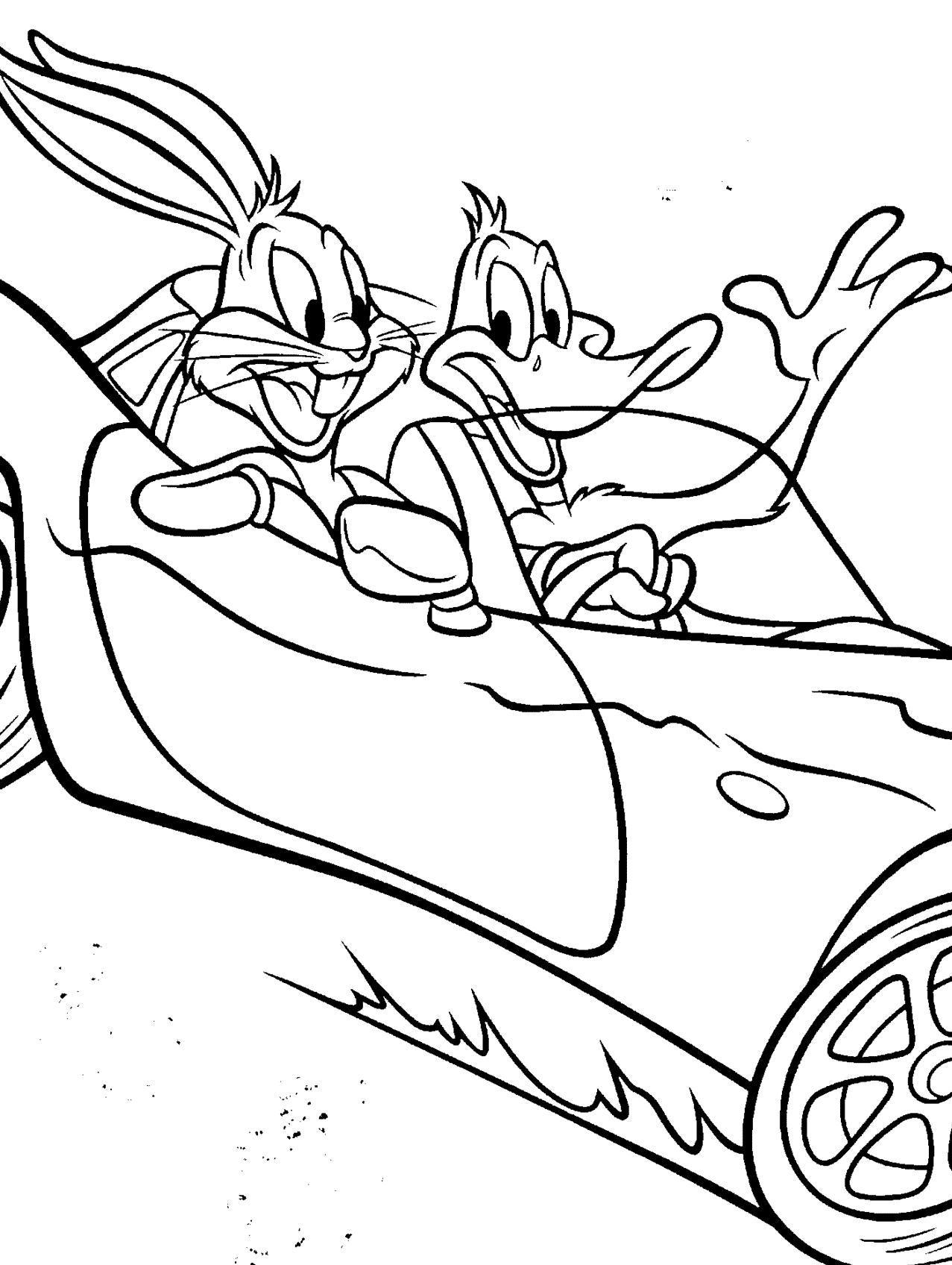 Daffy Duck And Bugs Bunny Pictures Of Looney Tunes Coloring Pages ...