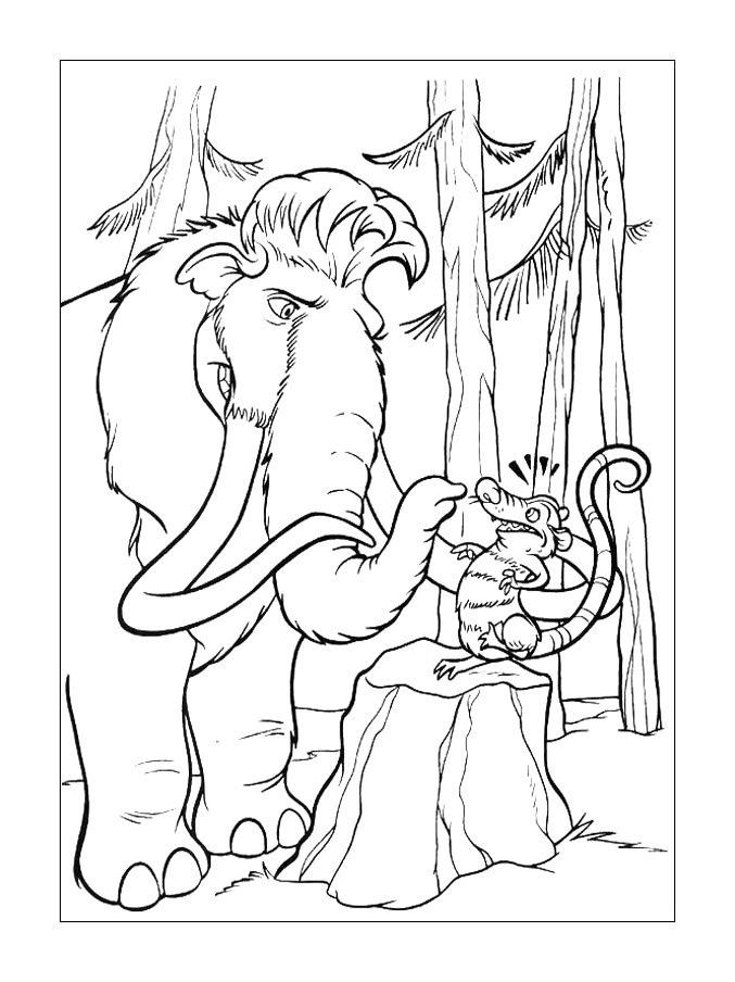 Ice Age Coloring Pages (7) - Coloring Kids
