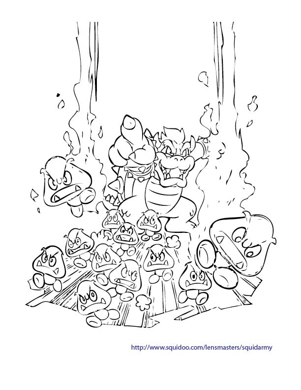 Mario Coloring Pages - Best Coloring Pages