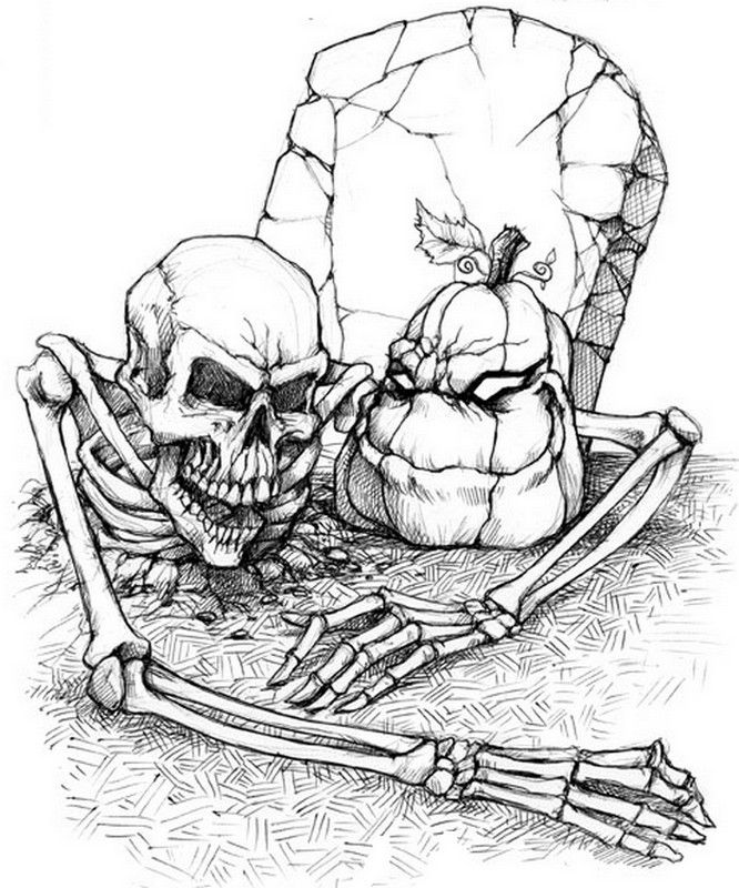 Adult Coloring Pages Halloween