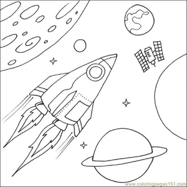 Space Ship Coloring Page - Free Shapes Coloring Pages ...