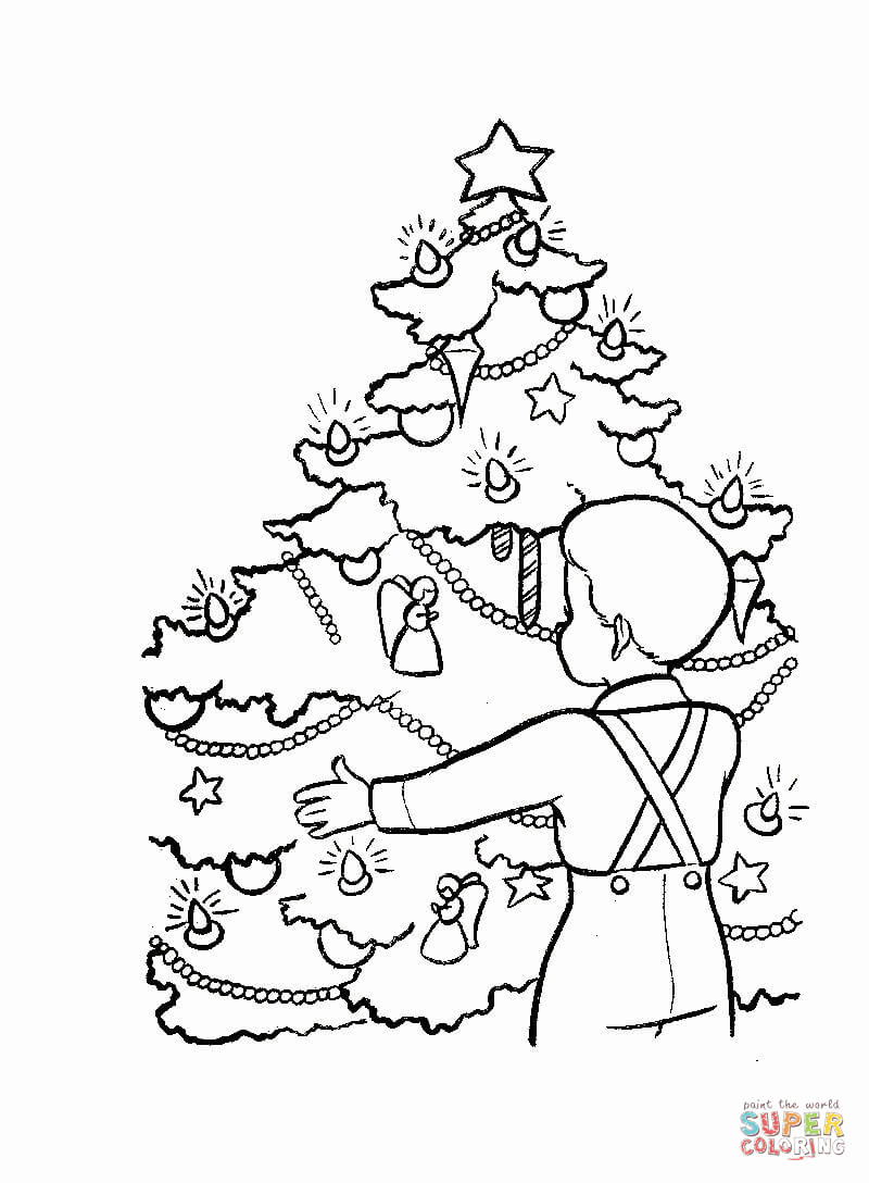 Christmas Eve In Germany coloring page | Free Printable Coloring Pages