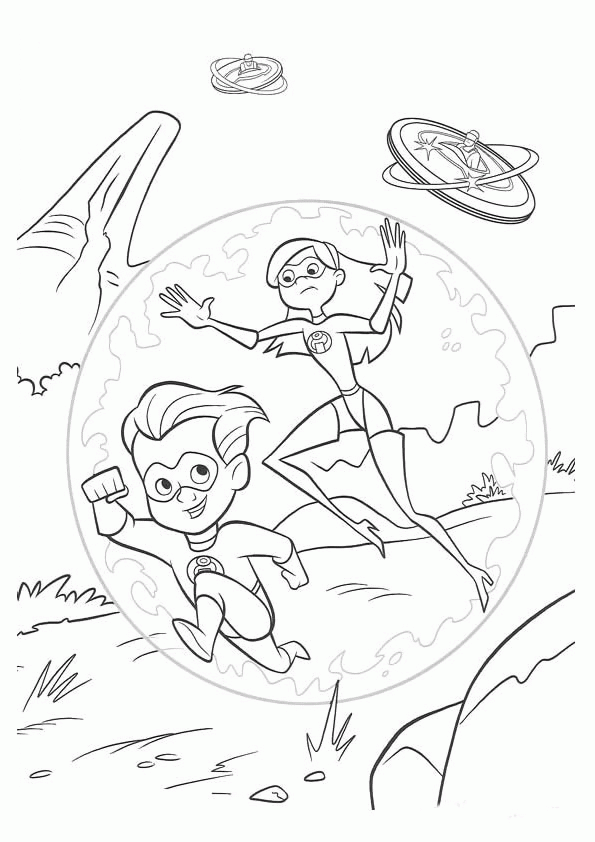Coloring Page - Incredibles coloring pages 4