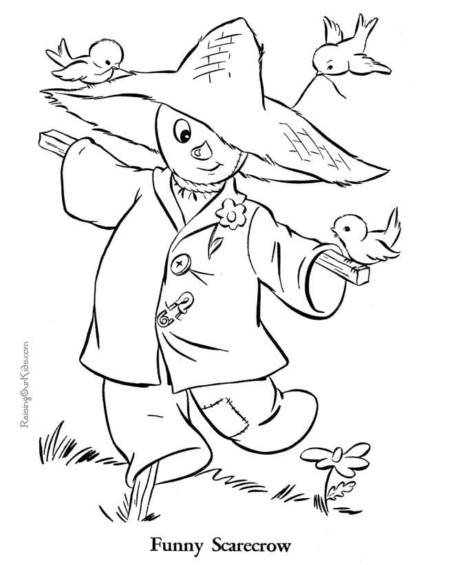 Autumn coloring page 018