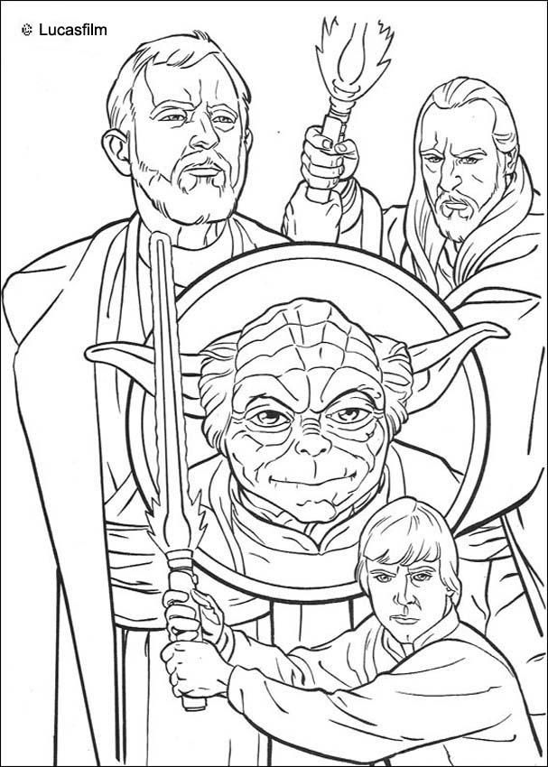 Yoda Star Wars Coloring Pages Free 43 - VoteForVerde.com