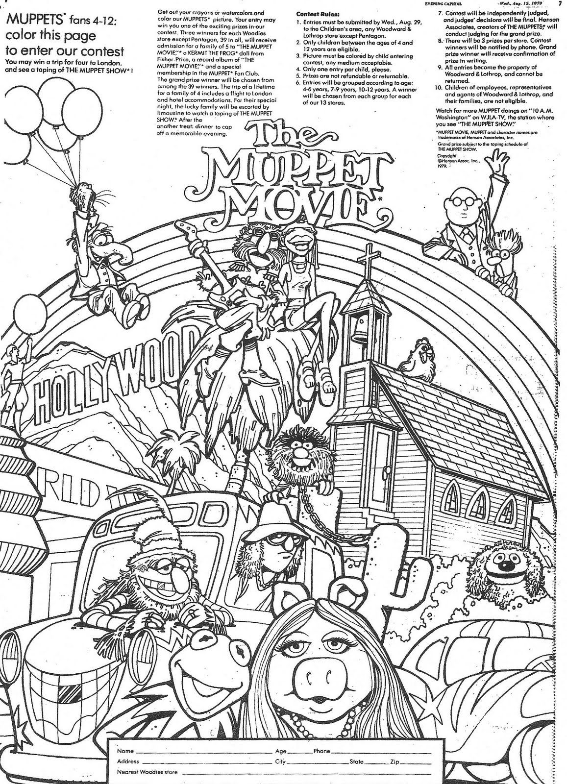 Muppet Coloring Pages 47 | Free Printable Coloring Pages