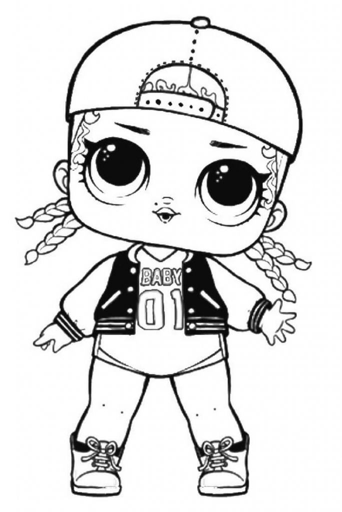 MC Swag Lol Suprise Doll Coloring Page Lol surprise doll ...