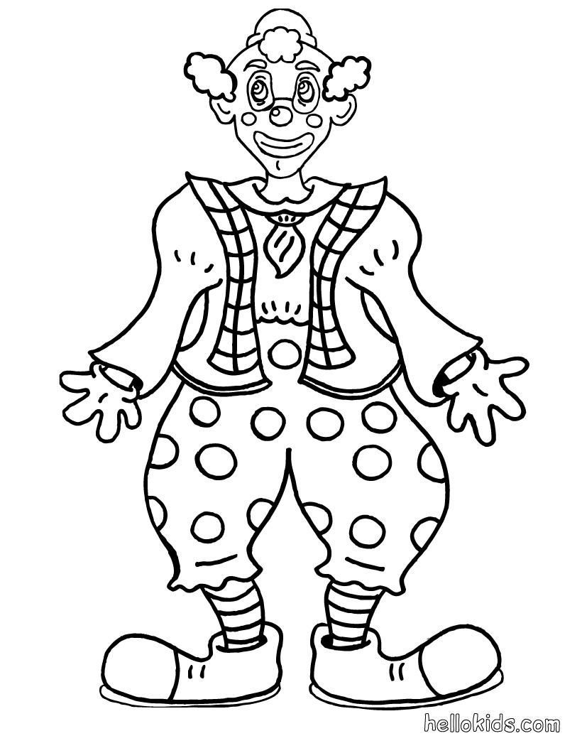 Clown Coloring Pages | Coloring Pages